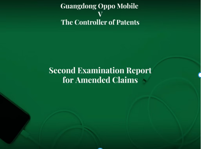 Guangdong Oppo Mobile V The Controller of Patents