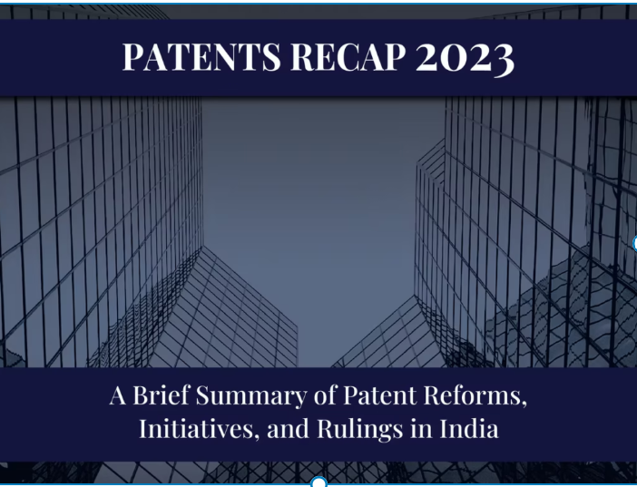 PATENTS RECAP 2023